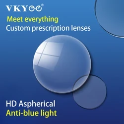 Gafas graduadas profesionales personalizadas CR39 lentes ópticos antiluz azul 1,56/1,61/1,67 lentes antiluz azul