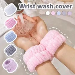Bandeau de poignet réutilisable pour Spa, serviette en microfibre douce, pour laver le visage, femmes et filles, Yoga, course à pied, Sport