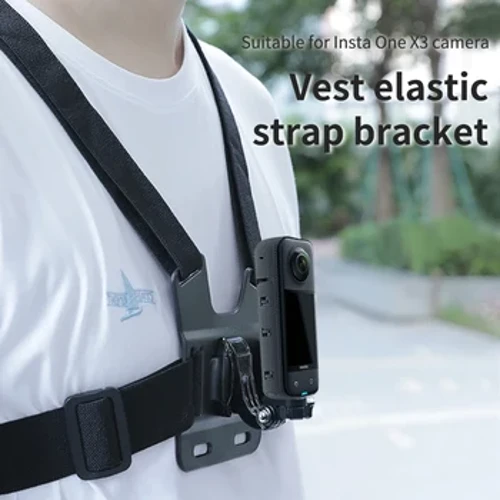 Strap Gist Mount Belt ar gyfer Insta360 X3 / ONE X2 Action Camera Harness Cist ar gyfer Affeithwyr Chwaraeon Insta 360 ONE X 2