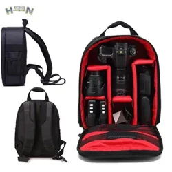 kanggo DSLR SLR Camera Waterproof Backpack Rucksack Bag Case kanggo Canon Nikon Sony