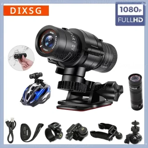 F9 Sport Camera HD 1080P Bike Motorcycle Helmet Camera Outdoor Action DV Video DVR Audio Recorder Dash Cam no ke kaʻa kaʻa.