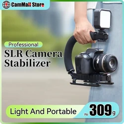Supporto per fotocamera portatile portatile a forma di U Maniglia video Staffa DV Kit stabilizzatore Steadicam a forma di C per SLR DV