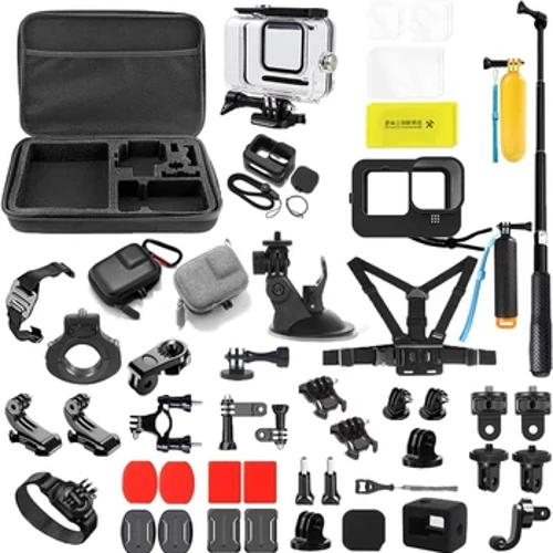 Untuk GoPro Aksesoris Kit untuk Go Pro Hero 12 11 10 9 8 7 6 5 Hitam Mount untuk Yi 4K Mijia Case untuk Sjcam Action Camera