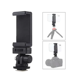 Kamera Gyzgyn aýakgap Telefon eýesi Monitor Çeýe Tripod Adapter w iPhone üçin sowuk aýakgap dagy Samsung Canon Nikon Sony DSLR Kamera