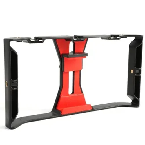 Mainit 2024 Bagong Mobile Phone Video Camera Stabilizer, SmartPhone Film Making Rig Cage, Mobile Phone Grip Holder Bracket Stabilizer