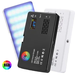 CRI 95 + Bi-Color LED RGB กล้องสีเต็มรูปแบบเอาต์พุตชุดไฟวิดีโอหรี่แสงได้ 2500 K - 9000 K ชาร์จ 3100 mAh