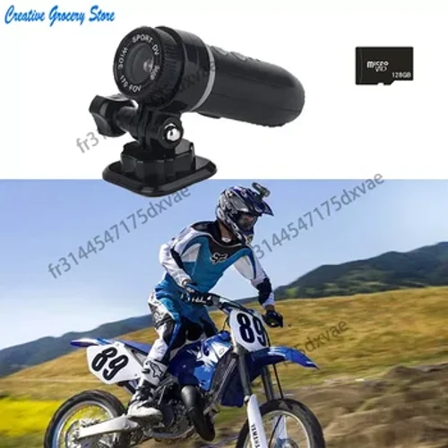 Camcorder Beic Modur Recordio Dolen Beic Modur Camera Helmed ar gyfer Beic Car Gweithgareddau Awyr Agored Recordydd Fideo DV Chwaraeon Dal dŵr