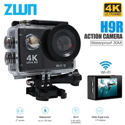 Toimintakamera Ultra HD 1080P 4K/30fps WiFi 2,0 tuuman 170D 30M vedenalainen vedenpitävä videotallennus urheilukamera ja tarvikkeet