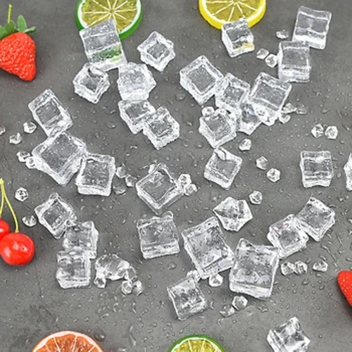 5-75PCS/Set Wierfel/Irregulär Äiswierfel Acryl Fake 1/2cm Eispartikel Transparent Fotografie Requisiten Fotostudio Shooting Requisiten