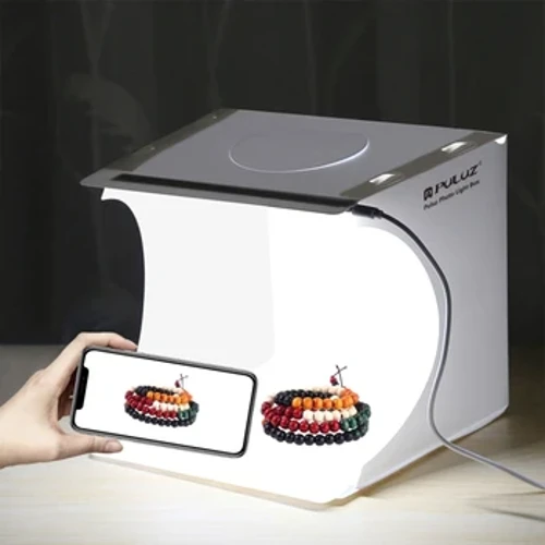 Mini foldbart kamera Photo Studio Box Fotografering Light Telt kit lightroom Emart Diffuse Studio Softbox lightbox 20*20cm 8"
