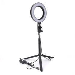 LED Ring Light Photo Studio Camera Light Photography Dimmable Video light for Youtube Makeup Selfie with Tripod Phone Holder
