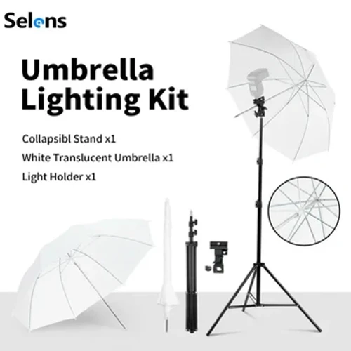 Selens Light Stands Photography Lighting Umbrella Softbox Flash Bracket Mount Set fir Kamera Photo Studio Kits Photography Requisiten