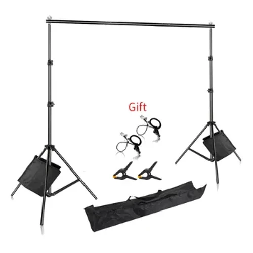 Chụp Ảnh Phông Nền Đứng Studio Ảnh Nền Bộ Phông Nền Chromakey Xanh Màn Hình Khung Hệ Thống Hỗ Trợ Có Thể Điều Chỉnh Chân Máy