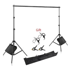 Chụp Ảnh Phông Nền Đứng Studio Ảnh Nền Bộ Phông Nền Chromakey Xanh Màn Hình Khung Hệ Thống Hỗ Trợ Có Thể Điều Chỉnh Chân Máy