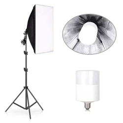 Paʻi kiʻi 50x70CM Softbox Lighting Kits System Box Soft Box ʻOihana Hoʻohana Māmā mau no ke kiʻi kiʻi kiʻi kiʻi.