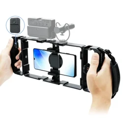 JJC Đa Năng Điện Thoại Thông Minh Video Giàn Khoan Bộ Điều Khiển Từ Xa Tay Cầm Vlog Phim Lồng Điện Thoại Ổn Định Video Cầm Tay Gắn Chân Máy