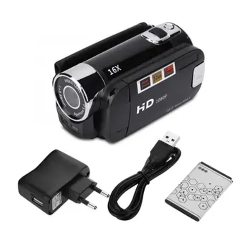 Videocamera digitale 16MP 16X HD Videocamera digitale 720P Full HD 16MP Schermo con rotazione di 270 gradi Zoom per riprese notturne 16X CALDO