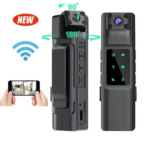 2024 NOU CU Mini Cameră Wifi Hotspot 1080P Înregistrator video digital portabil Camera de corp Cameră video DVR în miniatură cu vedere nocturnă