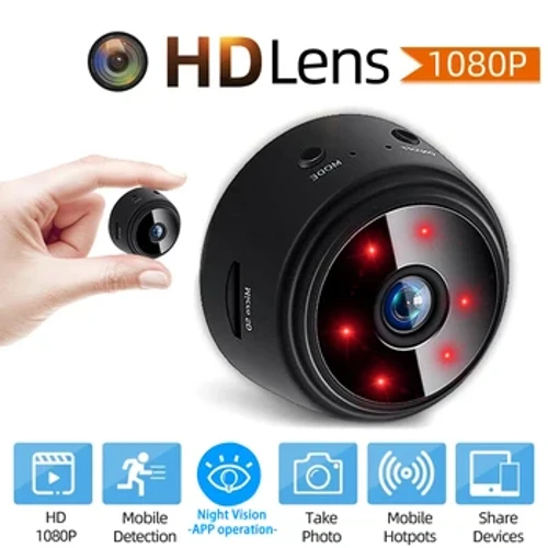 ʻO A9 Mini Paʻi Paʻi Wīwī Paʻa Paʻa Paʻa Paʻa ʻole Remote Monitor Camcorders Video Surveillance Smart Home Mini DV Cam HD Camera
