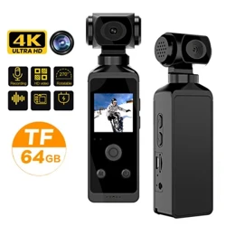 1080P 4K wifi HD Ceamara 270 Rotatable Mini Camcorders Spóirt Allamuigh DV Le Cás uiscedhíonach Taifeadadh Físeáin Taifeadadh Camcorder