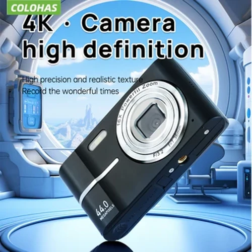 Digital Camera Children Camera for Children Camcorder with 16x Zoom Compact Cameras 1080P 44MP Cameras for Beginner Photography