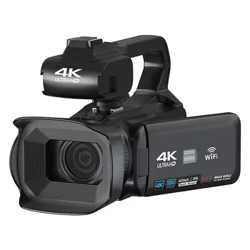 Popolna 4K videokamere 64MP YouTuber Professional Digital Video Camera Streaming Auto Focus Photography Vlog Recorder 4 "zaslon na dotik
