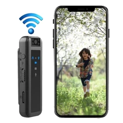 Mini Portable Body Camera HD1080p Liten Law Enforcement Recorder Infrared Night Vision Miniature Camcorder Back Clip