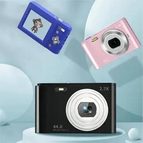 Digital Camera Autofocus Camera para sa Kid Camcorder na may 8x Zoom Compact Cameras 1080P Cameras para sa Beginner Photography