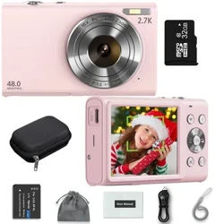 2.7K kikohoʻe kikohoʻe Autofocus Vlogging pahupaʻiwikiō HD 48MP me 2.8 "nui kiʻi kiʻi camcorder pahupaʻiwikiō no ke kiʻi no ke keiki makua.