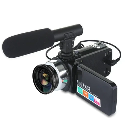 Videocamera classica da 24 MP Videocamera digitale Schermo LCD da 3 pollici Fotocamera con zoom digitale 18x Videocamera digitale HD D08A