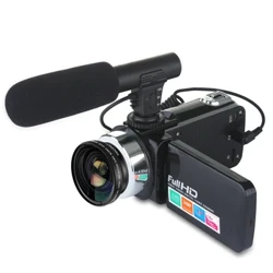 Klassische 24 -MP -Camcorder Digitale Videokamera 3 Zoll LCD -Bildschirm 18x digitaler Zoomkamera D08A HD Digitale Videokamera