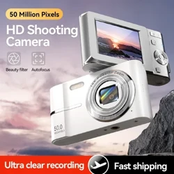 Máy Ảnh Kỹ Thuật Số 50MP Máy Ảnh Trẻ Em 1080P Dành Cho Trẻ Em Máy Quay Phim Với Zoom 16x Máy Ảnh Nhỏ Gọn Máy Ảnh Dành Cho Người Mới Bắt Đầu Chụp Ảnh