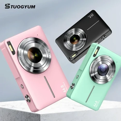 Máy ảnh kỹ thuật số Máy ảnh trẻ em dành cho trẻ em Máy quay phim có zoom 16x Máy ảnh nhỏ gọn 1080P Máy ảnh 44MP dành cho người mới bắt đầu chụp ảnh