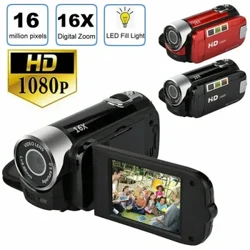Ceamara Físe Digiteach Iomlán HD 1080P 16MP DV Camcorder 16x Ceamara Súmáil Optúil Camcorder Taifeadta Inaistrithe Le haghaidh Lámhach Físeáin