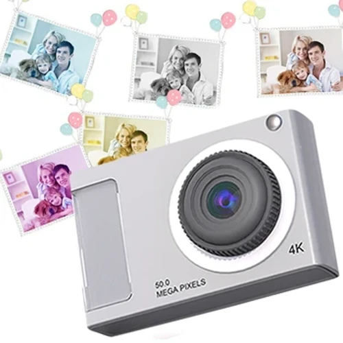 48MP HD Digitale Camera 2.4in IPS Display 16X Zoom Videocamera Anti-Shak 4K Student Selfie Camera met Invullicht voor Kind Volwassen