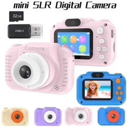 Children's Digital Camera Multifunctional Camera 2 Inch HD IPS Screen USB Charging with Lanyard Portable Toddler Camera Kids Toy