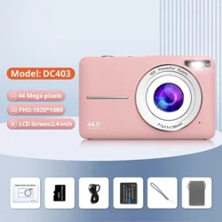 Ceamara Digiteach HD 44MP 1080P FHD Ceamara Grianghrafadóireacht Video Camcorder 16X Zoom Inaistrithe Vlogging Ceamara do Pháistí do Thosaitheoirí Fásta
