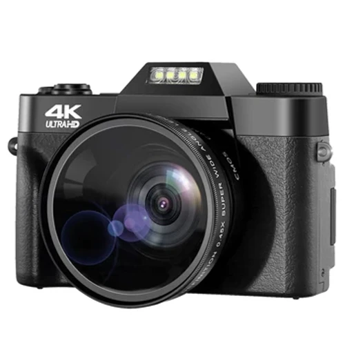 Nouveau 48MP 4K caméra vlog appareil photo numérique pour YouTube 60FPS mise au point automatique 16X Zoom caméscope vidéo caméra d'enregistrement Option WiFi