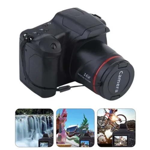 Kamera Digital Video Fotografi Camcorder Kamera Zoom 16X 4K Mirrorless Rechargeable Telephoto Polrod Polorod Cemmo Point