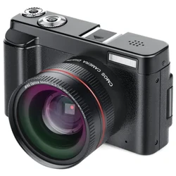 2023 câmera digital de alta definição 24mp câmera 16x zoom digital tela giratória completa 1080p câmera slr viagem selfie vídeo