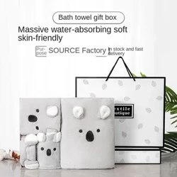 Quà tặng đám cưới Tùy chọn Nhà dành cho người lớn sử dụng san hô nhung tóc cho bình đựng tóc Band Band Bath Towel Set Hộp quà tặng