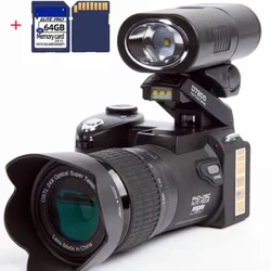 24X Optical Zoom Propesyonal na Digital Camera Para sa Photography Auto Focus 33MP Photo SLR DSLR 1080P HD Video Camcorder 3 Lens Kit
