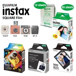 Фотопапір Fujifilm Instax Square White Edge Black Films (10-200 шт.) для принтера Instax SQ10 SQ6 Instant Camera Share SP-3