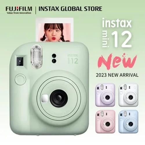 Moni Ulua'i Fujifilm Instax Mini 12 Ata Ata pu'eata vave ma le Instax Mini Ata Ata Pepa Fou Tauu.
