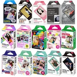 10 -50 φύλλα Fujifilm Instax Mini 12 11 8 9 Film Stained Stars Fuji Instant Photo Paper for 70 7s 50s 90 25 Share Camera SP-1