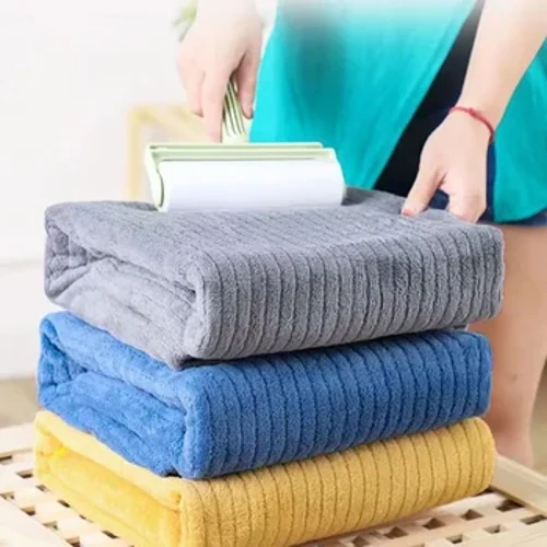 Coral Velvet Vanna sochiqlari Yozgi Qattiq Rangli Mikrofiber Uy sochiqlari Kattalar uchun Yumshoq va qalin changni yutish sochlarini olib tashlamasdan
