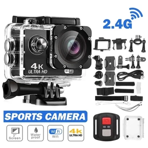 Ultra HD 4K Ekintza Kamera 1080P/30FPS WiFi 2.0 hazbeteko 170D Urpeko Kasko Iragazgaitza Bideo Grabaketa Go Kamerak Kirol Cam Pro