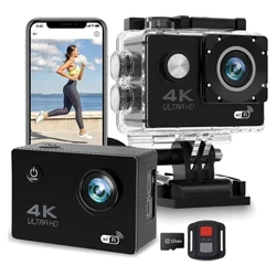 2.0 "Camera Hành Động Ultra HD 4K 30FPS WiFi Máy Ảnh Chụp Dưới Nước Mũ Bảo Hiểm Chống Nước Xe Đạp Ghi Hình Camera Thể Thao Ngoài Trời cam