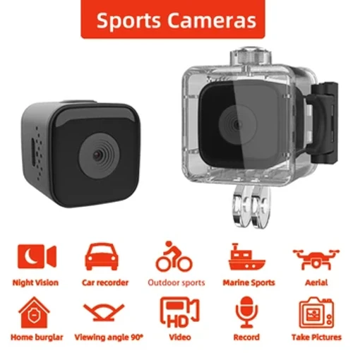 SQ28 Ngoài Trời Chống Nước Thể Thao Camera 1080P Di Động Ô Tô Mini DV Camera Cao Cấp Hàng Không Nhỏ Trực Tiếp Ghi Hình Camera