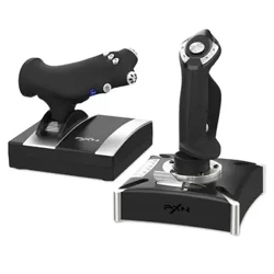Hot PXN-2119 PRO Flight Simulator USB Gamepad Joystick For PC/Desktop Simulation Aircraft Vibration Game Controller Accessories
